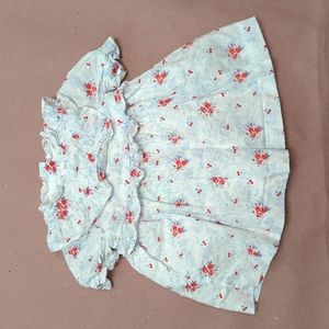 Janie and Jack Floral Ruffle Dress